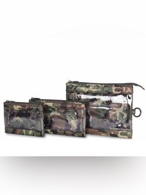 LUG 3 PC. TRANSPORT CLEARVIEW ENVELOPES CAMO GREEN